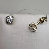 Серьги Deimantas 116052006 1.52гр  - фото 3