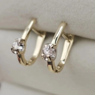 Серьги Deimantas 107571943 2,58гр 0,26ct. 