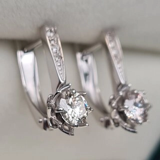 Серьги Deimantas 92807588 2,63гр 0,66ct. 