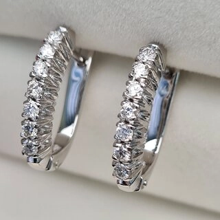 Серьги Deimantas 92807615 5,03гр 0,45ct. 