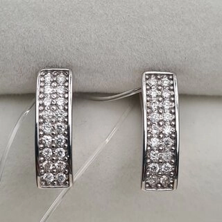 Серьги Deimantas 94580476 2,54гр 0,32ct. 