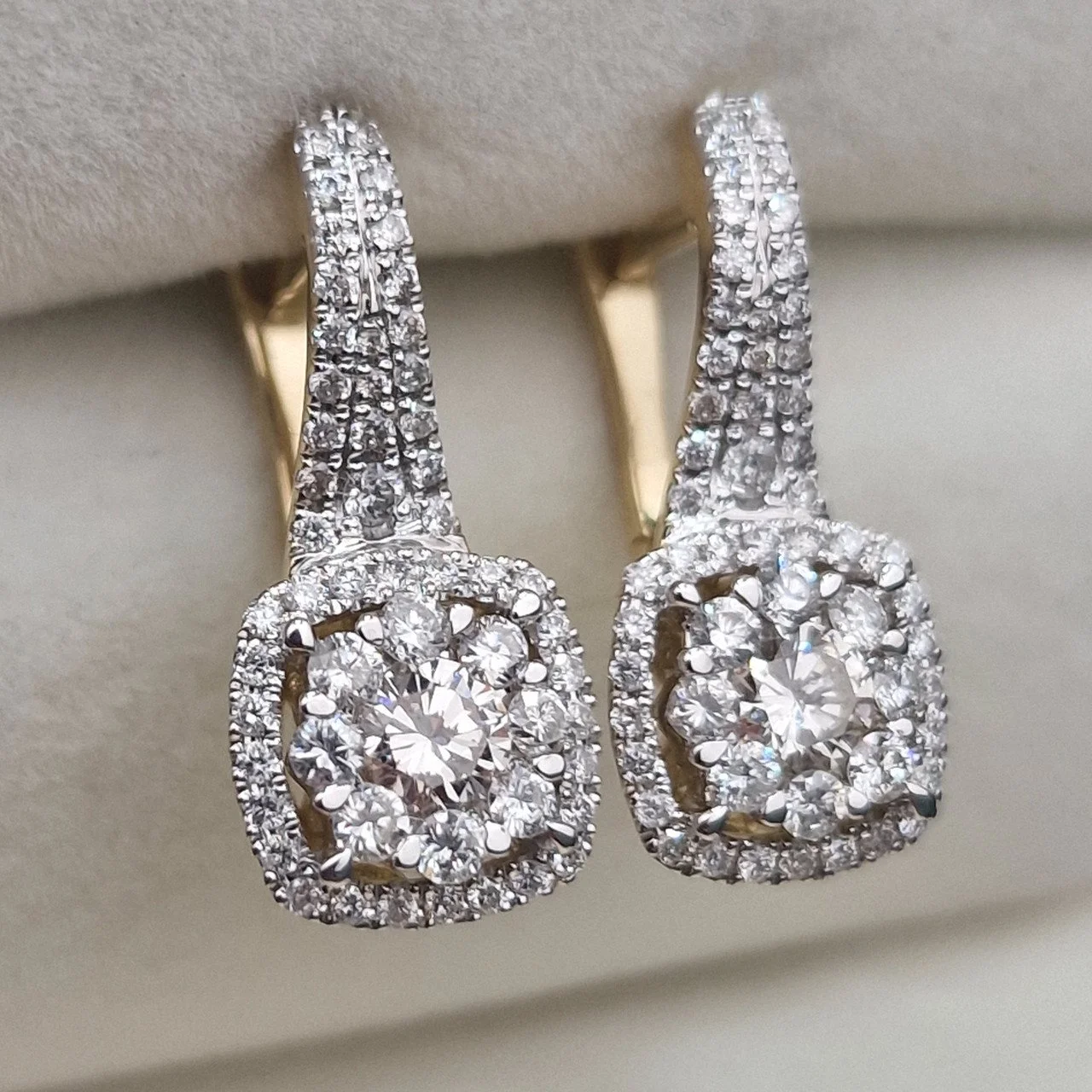 Серьги Deimantas 104948317 4,62гр 1,23ct. 