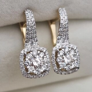 Серьги Deimantas 104948317 4,62гр 1,23ct. 