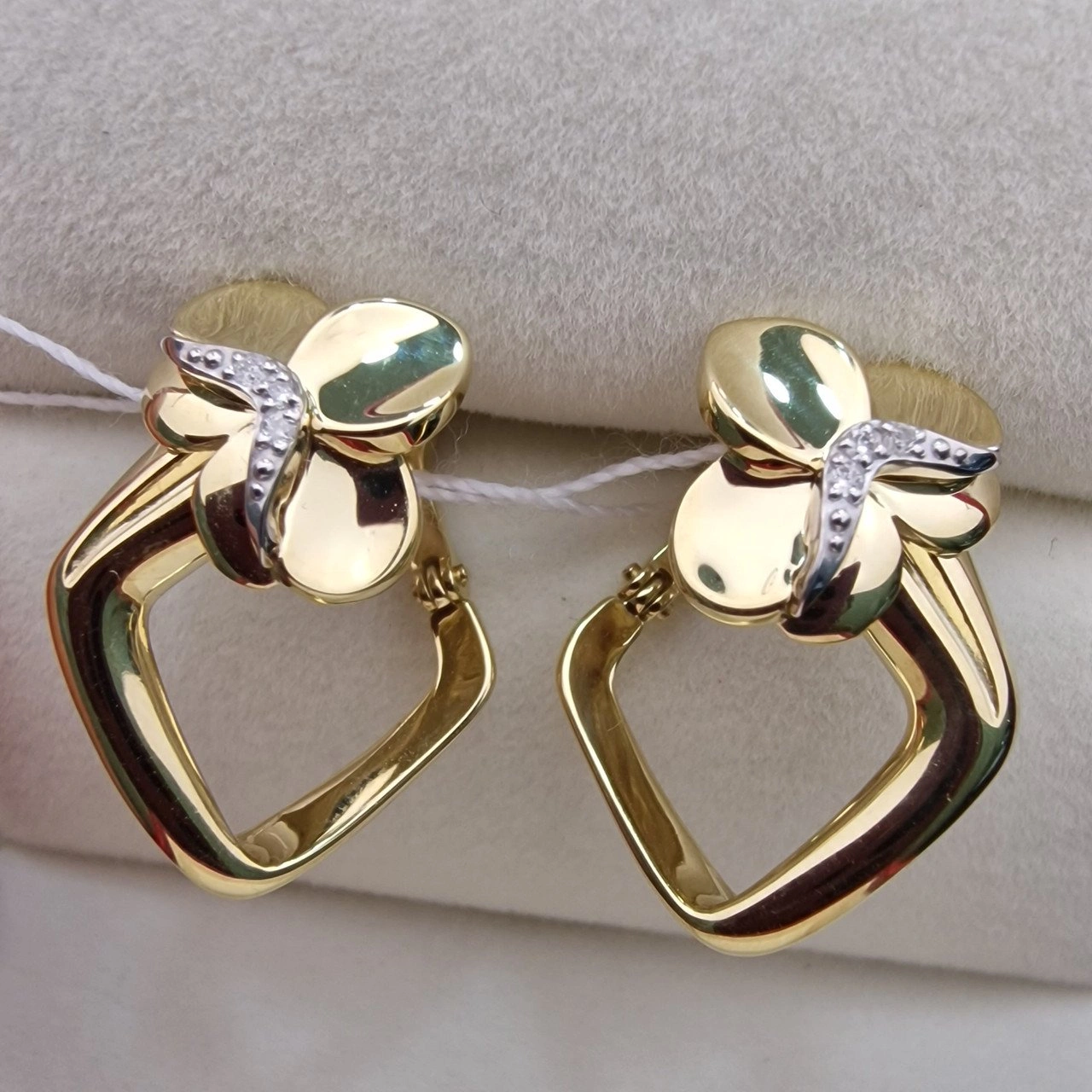 Серьги Deimantas 102540668 4,49гр 0,03ct. 