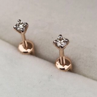 Серьги Deimantas 103383799 0,96гр 0,20ct. 