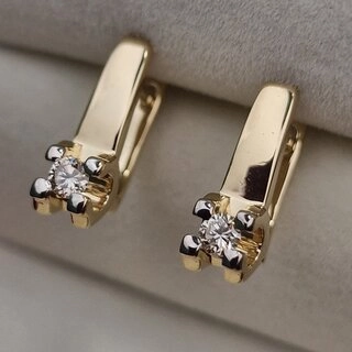 Серьги Deimantas 101242647 4,03гр 0,26ct. 