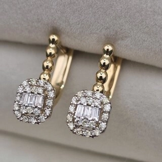 Серьги Deimantas 104945739 4,57гр 0,40ct. 