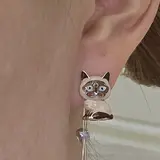 Серьги Deimantas 112925124 2,89гр.  - фото 3