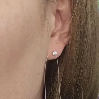 Серьги Deimantas 116177369 1.02гр  - фото 3