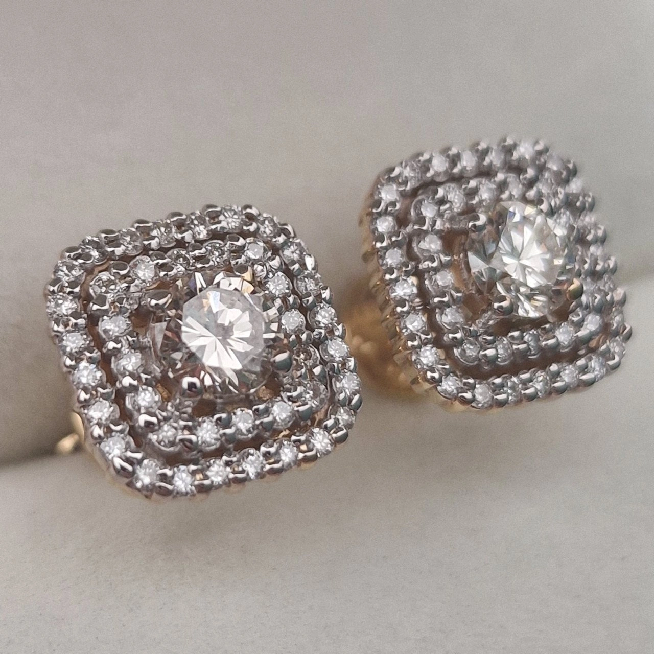 Серьги Deimantas 104841626 5,28гр 1,3ct. 