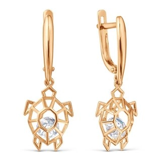 Серьги Karatov Т10702Б330 2,89гр. 