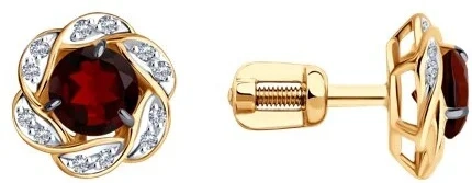 Серьги Diamant 51-322-01746-3