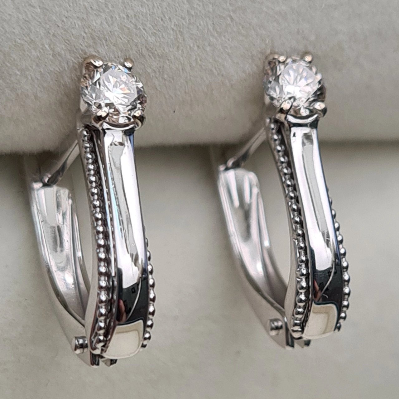 Серьги Deimantas 93566903 2,44гр 0,36ct. 