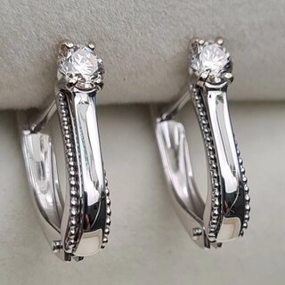 Серьги Deimantas 93566903 2,44гр 0,36ct. 