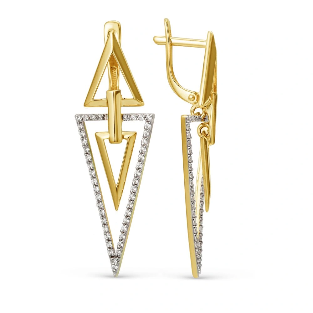 Серьги Династия 004072-4102 3,8гр. 