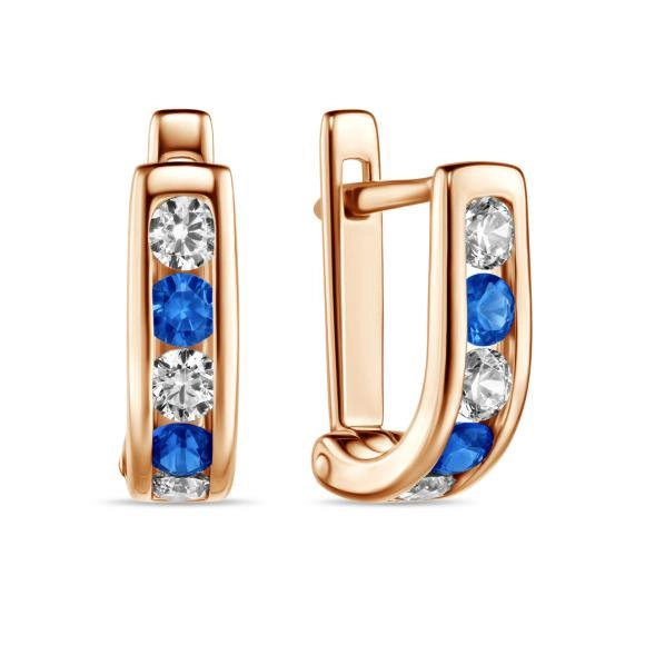 Серьги Лукас E01-C-59552-ZS 1,16гр.