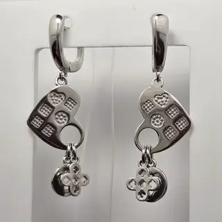 Серьги Deimantas 112925151 5,76гр.  - фото 2