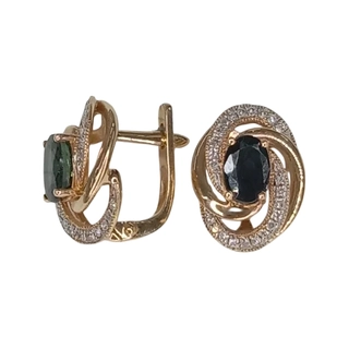 Серьги Камея 1202046119Р 3.24гр