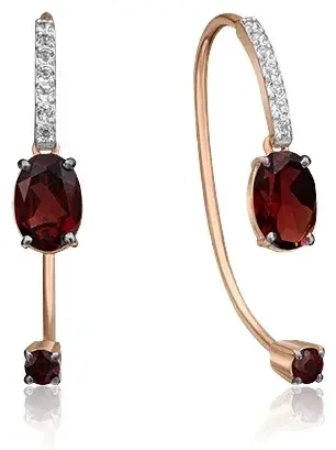 Серьги Platina 02-4365-00-264-1110-57 