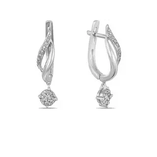 Серьги Лукас E01-D-ER010027ADI 2.68гр