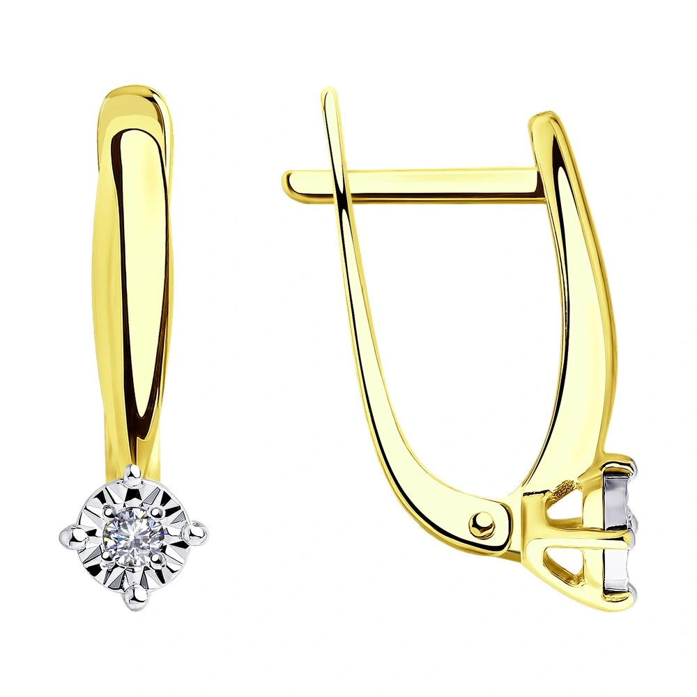 Серьги Sokolov 1021322-2 1,95гр.