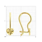 Серьги Sokolov 021633-2 0.94гр   - фото 2