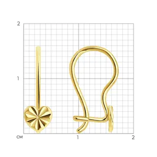 Серьги Sokolov 021633-2 0.94гр  