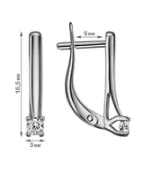 Серьги Veronika Jewelry С230-3084 2.31гр 