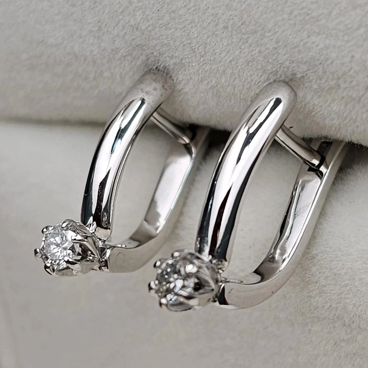 Серьги Deimantas 110969432 3,24гр 0,22ct. 