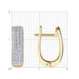 Серьги Sokolov 1021059 2.19 гр - фото 2