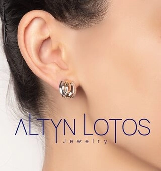 Серьги Кристалл NJ829 3,93гр. 