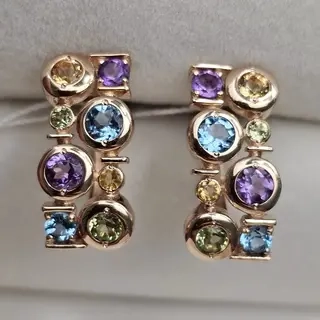 Серьги Deimantas 112685103 5,72гр.  - фото 2