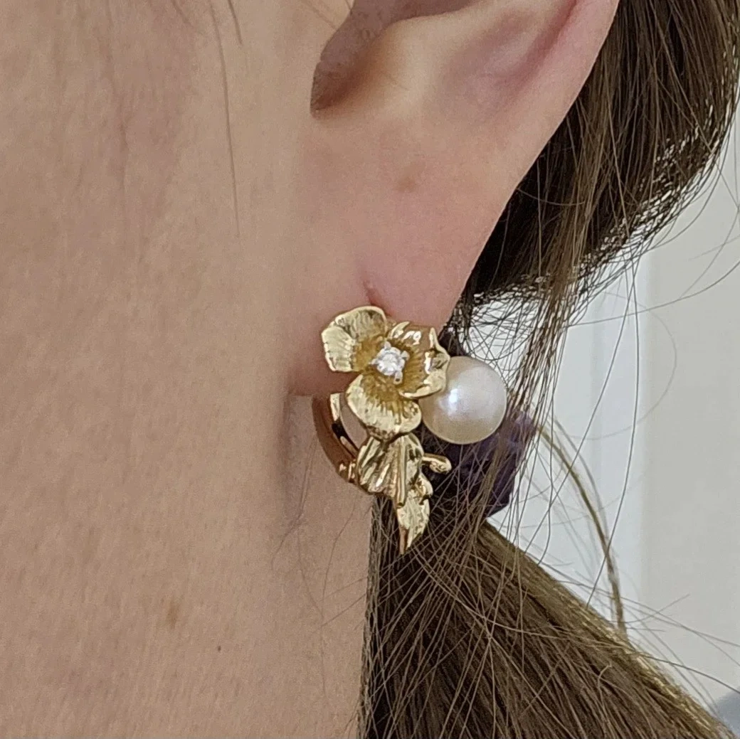 Серьги Deimantas 115578783 0.068Ct SI1/J VG-Cut  - фото 3