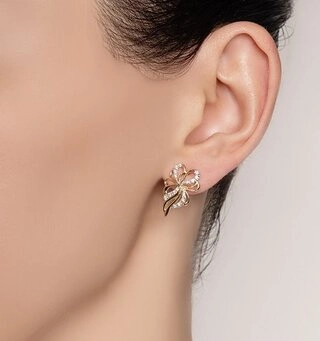 Серьги Кристалл NM188 3,72гр. 