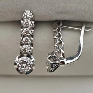 Серьги Deimantas 107995259 4,06гр 1,17ct. 