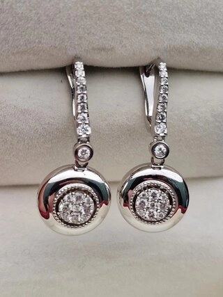 Серьги Deimantas 106724049 7,6гр 0,55ct. 