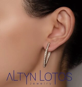 Серьги Pokrovsky Jewelry 0200004-00770 6,39гр. 