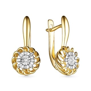 Серьги Family Jewelry С/529-320 3,1гр.