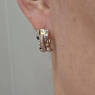 Серьги Deimantas 108717894 4,61гр 0,184ct. 