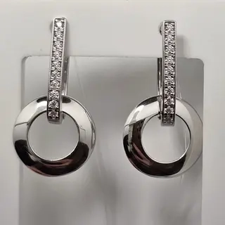 Серьги Deimantas 112925205 4,14гр.  - фото 3