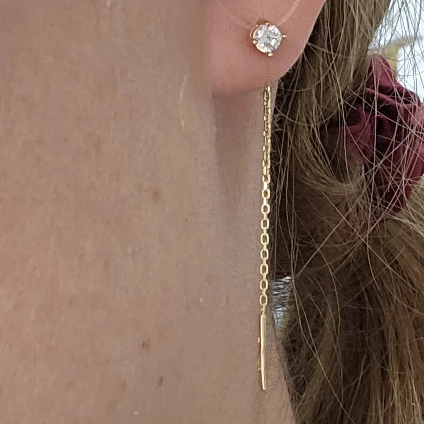 Серьги Deimantas 112818887 1,08гр.  - фото 4