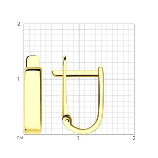 Серьги Sokolov 028632-2 1.56гр
