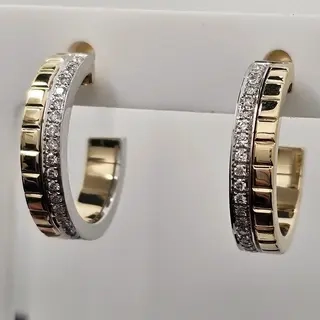 Серьги Deimantas 116139795 0.39Ct VS1/H VG-Cut  - фото 2