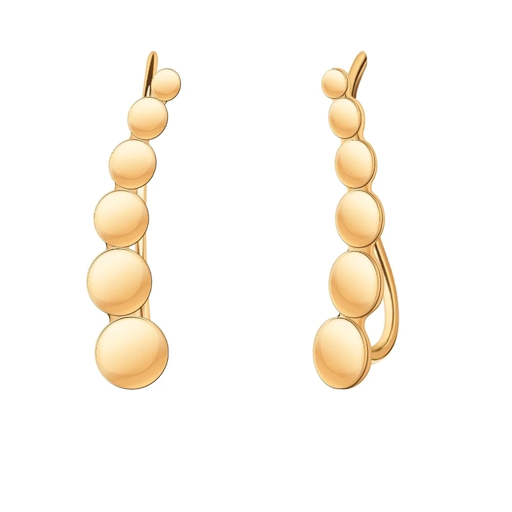 Серьги-каффы Атолл 22078 1.5гр