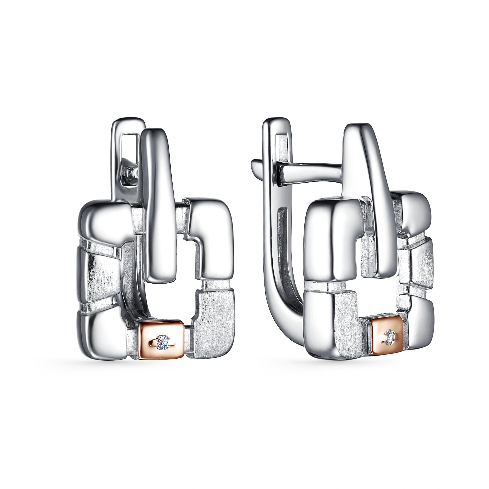 Серьги Алькор 02-3108_000Б-00 4,1гр. 