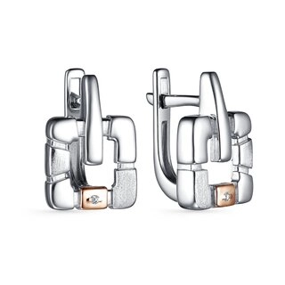 Серьги Алькор 02-3108_000Б-00 4,1гр. 