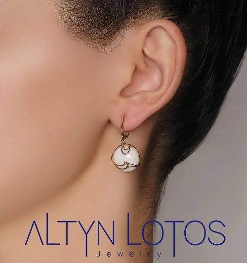 Серьги Кристалл NM137 8.36гр. 