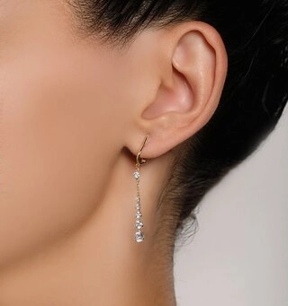 Серьги Эстет 01С134482 2.91гр. 