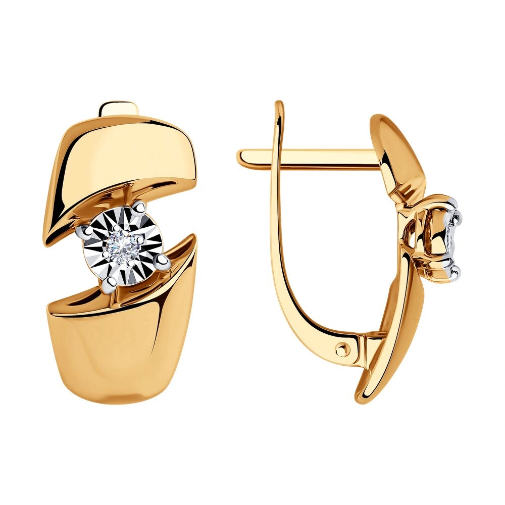 Серьги Sokolov 1020922 3,4гр.