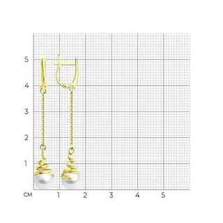 Серьги Sokolov 53-321-01940-1 3.41гр